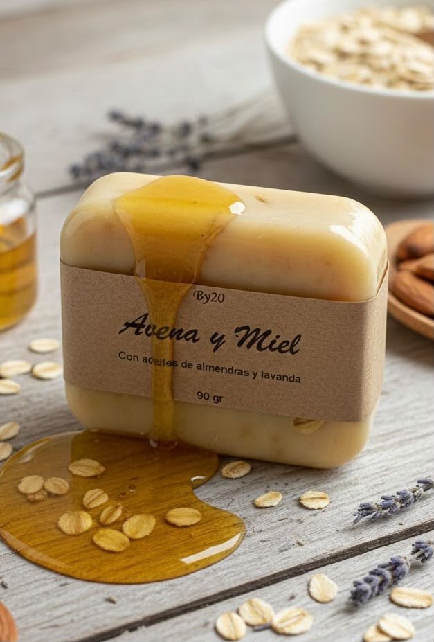 Jabón de Avena y Miel de BY20