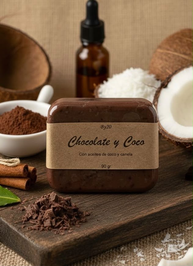 Jabón de Chocolate y Coco